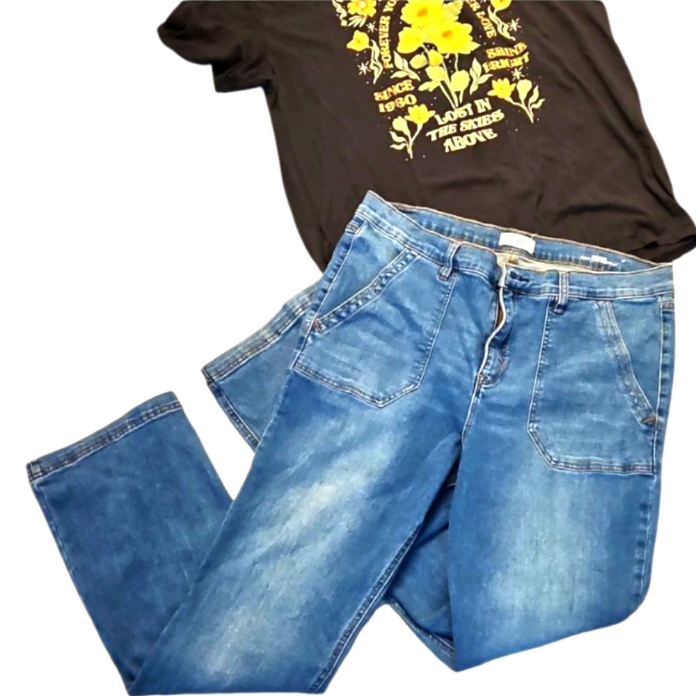 Nicole Miller Blue Ankle & Cropped Jeans